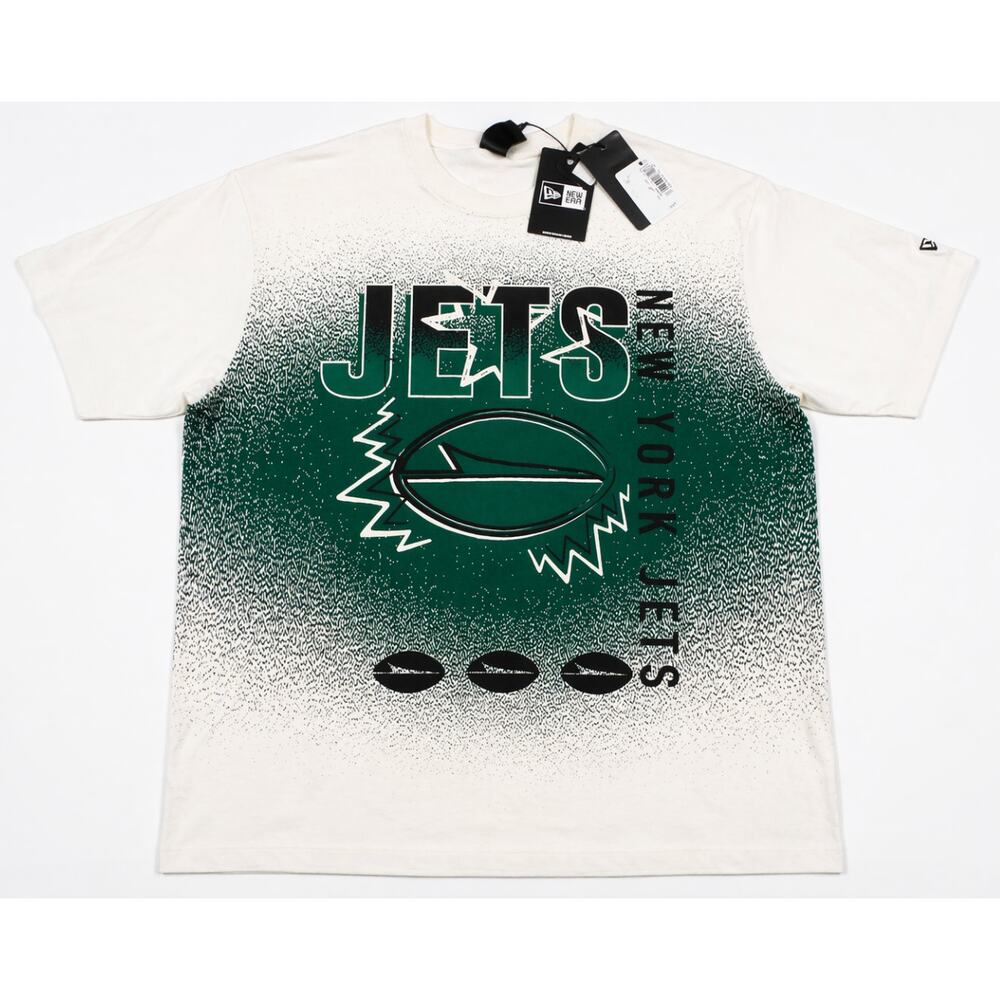 New York Jets T-Shirt Mens XL NFL Green Gradient Logo Tee NWT
